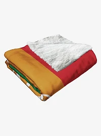 MLB Los Angeles Angels Pride Series Silk Touch Sherpa Throw Blanket
