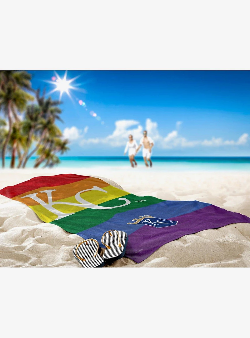 MLB Kansas City Royals Pride Series Beach Towel