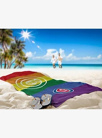 MLB Chicago Cubs Pride Series Beach Towel