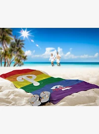 MLB Philadelphia Phillies Pride Series Beach Towel