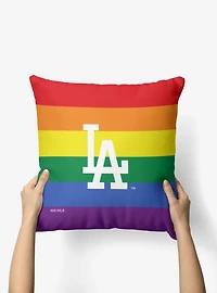 MLB Houston Astros Pride Series Throw Pillow