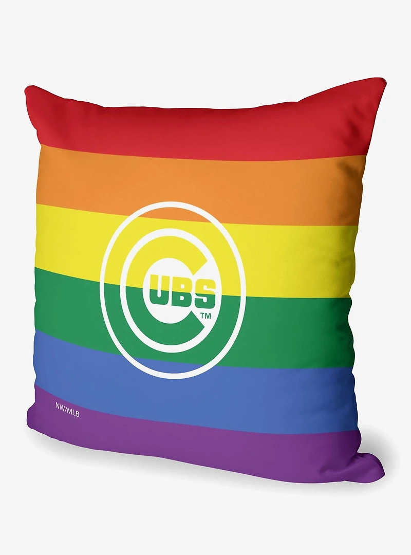 MLB Chicago Cubs Pride Series Throw Pillow