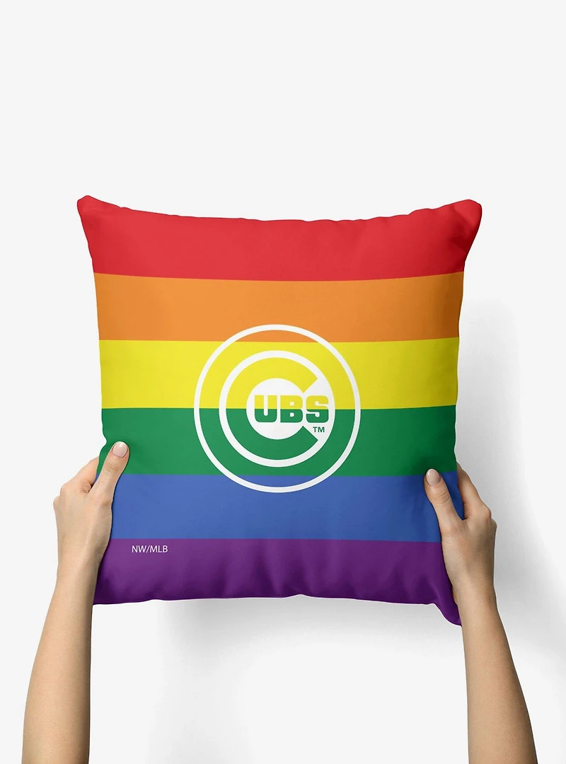 MLB Chicago Cubs Pride Series Throw Pillow
