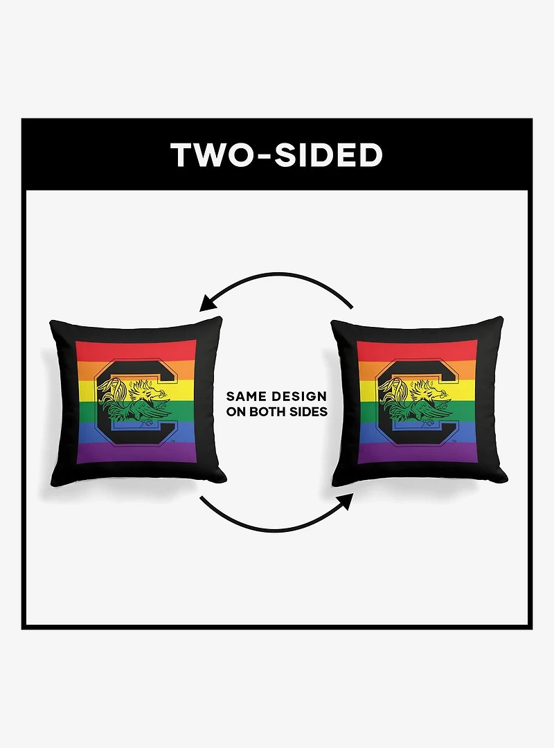NCAA South Carolina Pride Series Throw Pillow