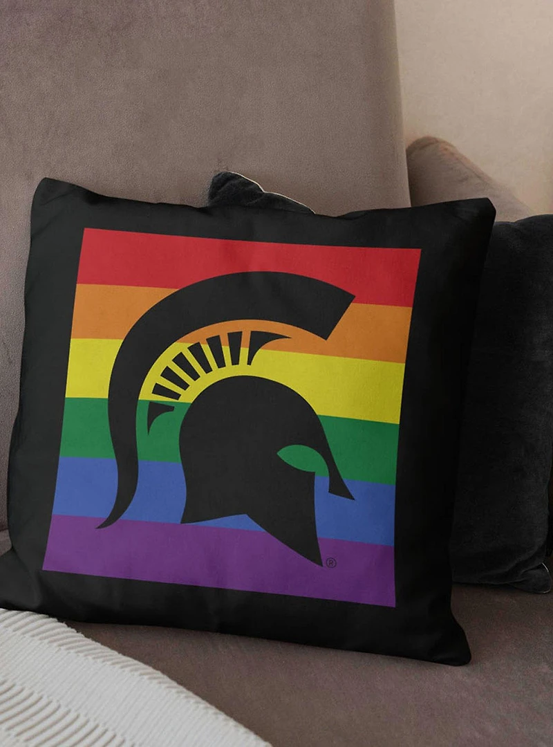 NCAA Michigan State Pride Series Throw Pillow