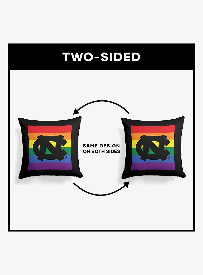 NCAA UNC Pride Series Throw Pillow