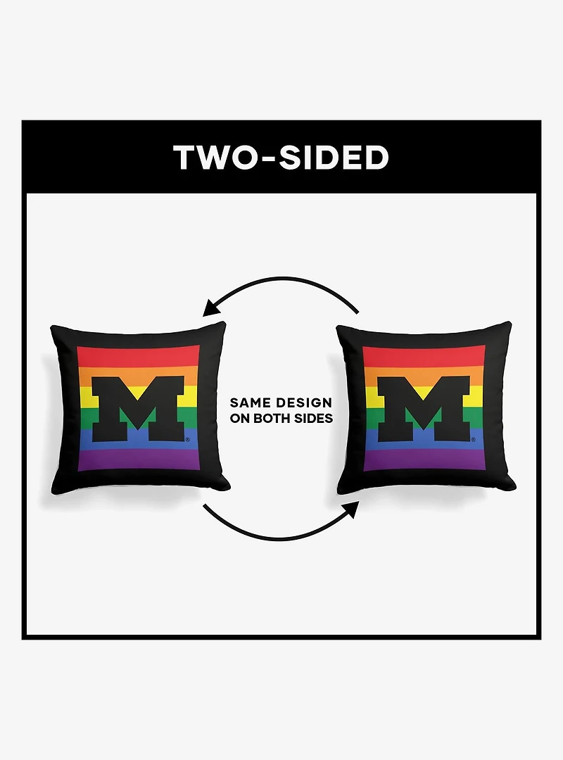 NCAA Michigan Pride Series Throw Pillow