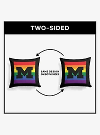 NCAA Michigan Pride Series Throw Pillow