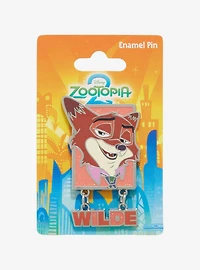 Disney Zootopia 2 Nick Wilde Portrait Enamel Pin - BoxLunch Exclusive