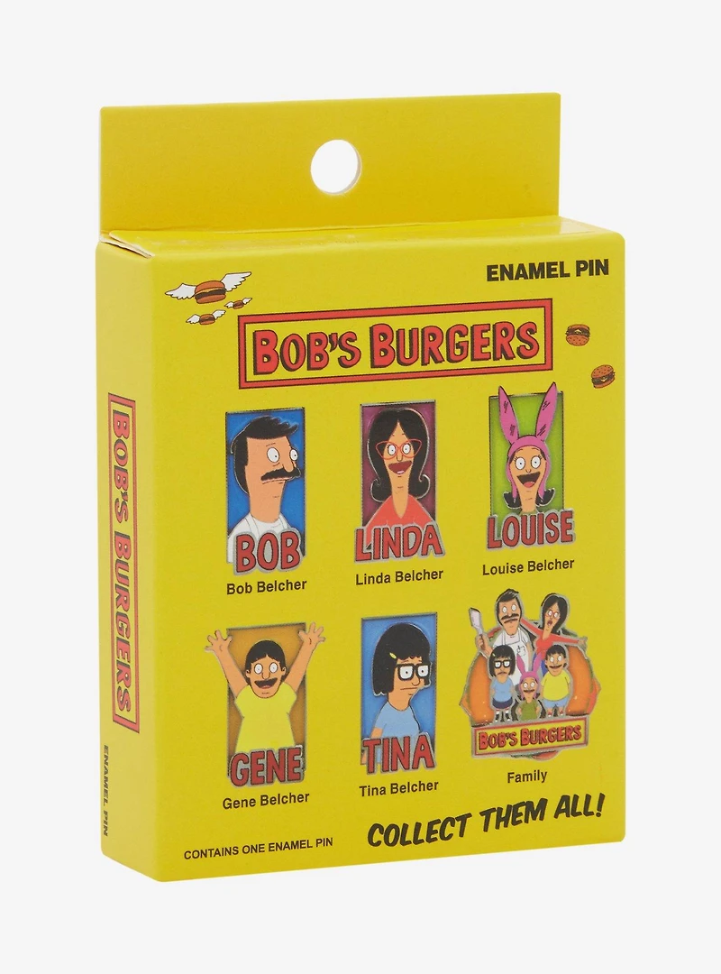 Bob's Burgers Stained Glass Blind Box Enamel Pin — BoxLunch Exclusive