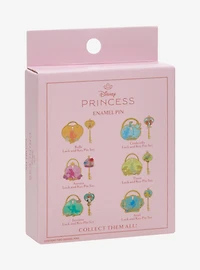 Disney Princess Lock and Key Blind Box Enamel Pin Set — BoxLunch Exclusive