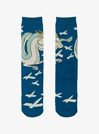 Studio Ghibli® Spirited Away Dragon Haku Crew Socks - BoxLunch Exclusive
