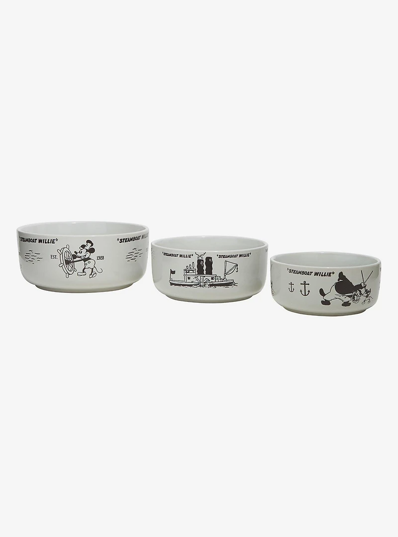 Disney Steamboat Willie Scenes Ceramic Bowl & Lid Set - BoxLunch Exclusive