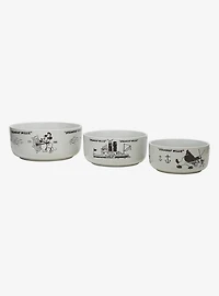 Disney Steamboat Willie Scenes Ceramic Bowl & Lid Set - BoxLunch Exclusive