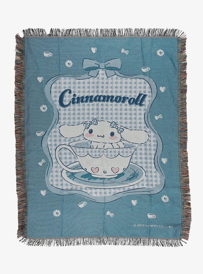 Sanrio Hello Kitty Cinnamoroll Portrait Tapestry Throw - BoxLunch Exclusive