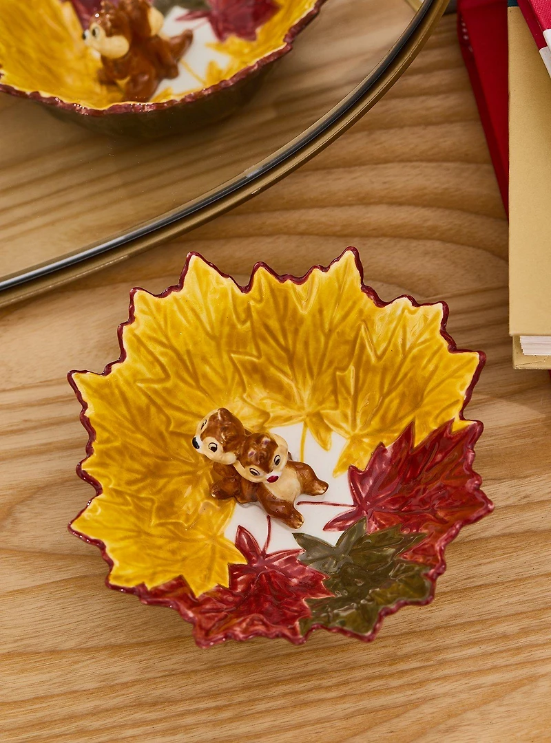 Disney Chip and Dale Figural Autumn Leaf Trinket Dish - BoxLunch Exclusive