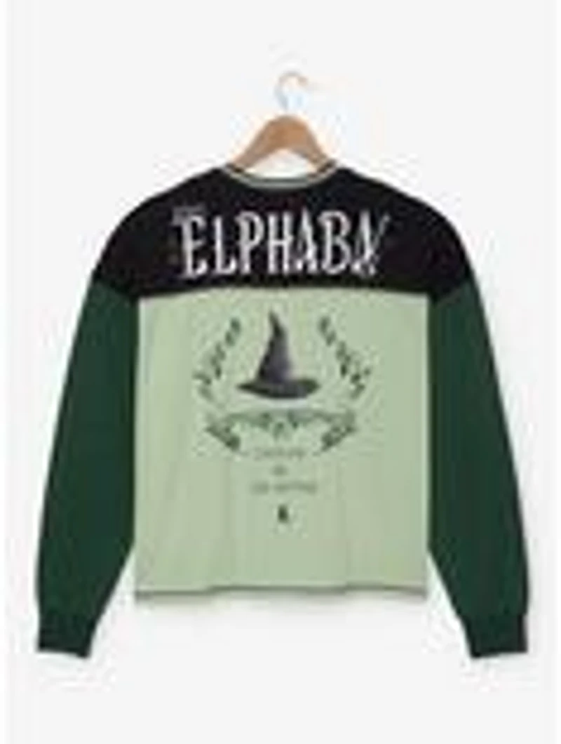 Wicked: For Good Elphaba Changed Women's Plus Raglan Long Sleeve T-Shirt — BoxLunch Exclusive