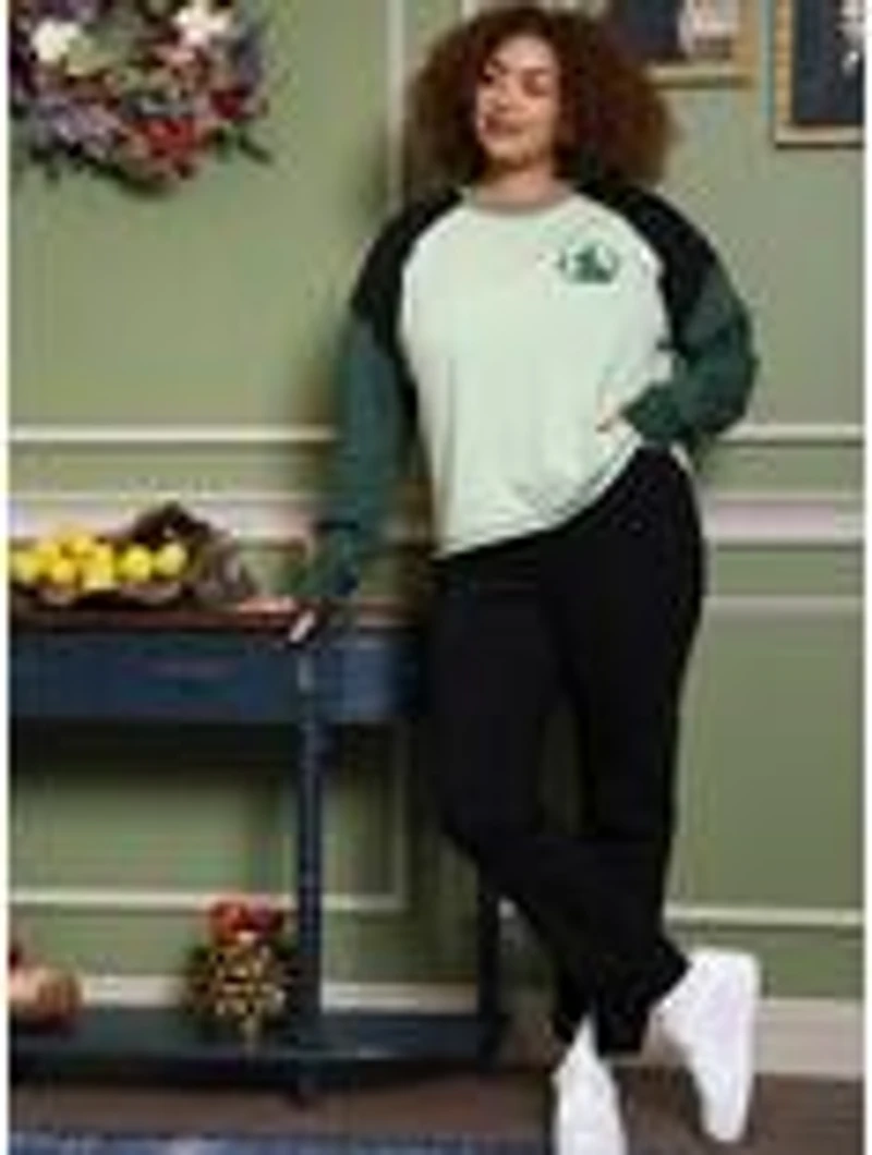 Wicked: For Good Elphaba Changed Women's Plus Raglan Long Sleeve T-Shirt — BoxLunch Exclusive