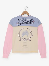 Wicked: For Good Glinda Women's Raglan Long Sleeve T-Shirt — BoxLunch Exclusive