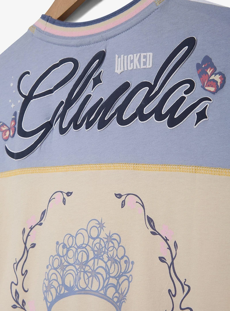 Wicked: For Good Glinda Women's Plus Raglan Long Sleeve T-Shirt — BoxLunch Exclusive
