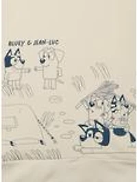 Bluey Doodle Quarter Zip Crewneck — BoxLunch Exclusive