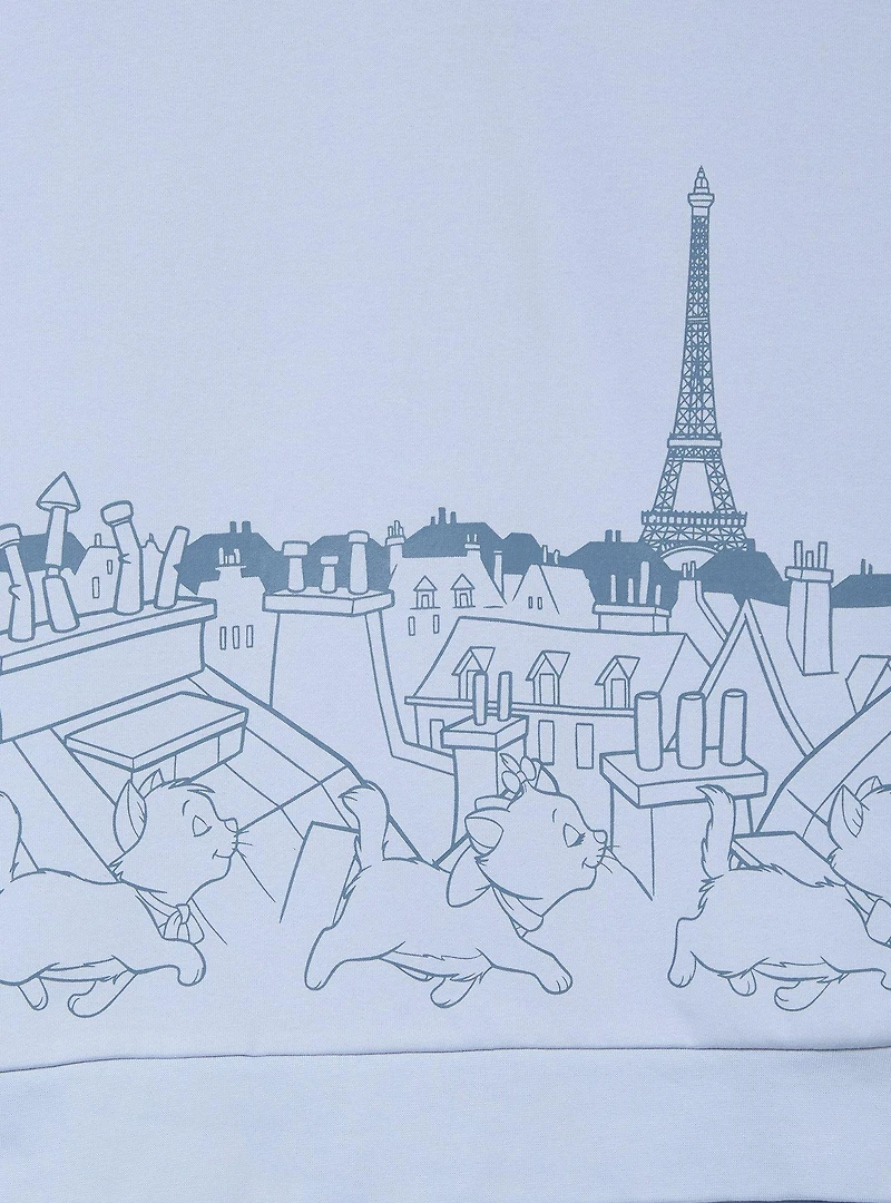 Disney The Aristocats Paris Quarter Zip Crewneck — BoxLunch Exclusive