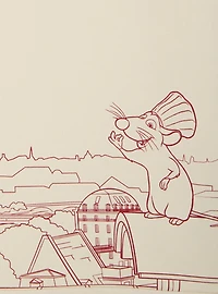 Disney Pixar Ratatouille Paris Quarter Zip Crewneck — BoxLunch Exclusive