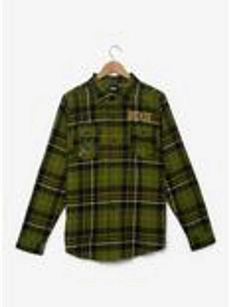 Wicked Elphaba Poster Embroidered Flannel — BoxLunch Exclusive