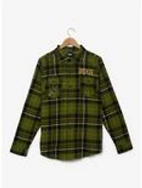 Wicked Elphaba Poster Embroidered Flannel — BoxLunch Exclusive