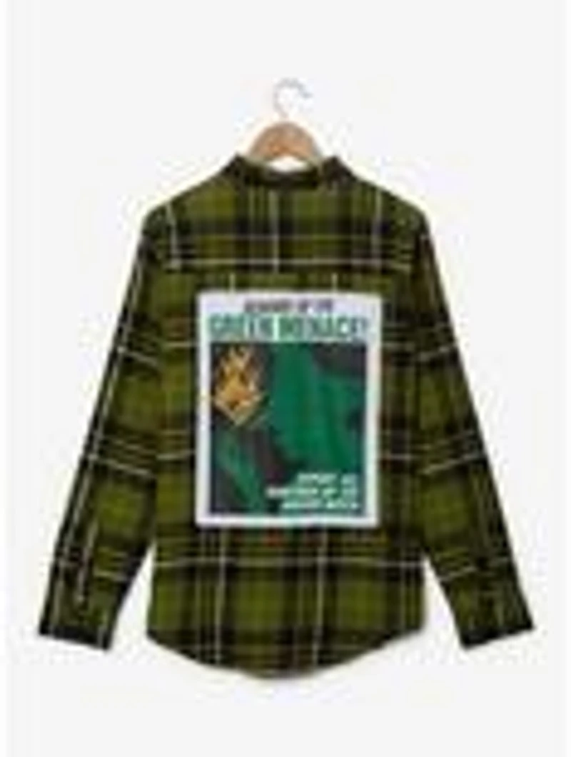 Wicked Elphaba Poster Embroidered Flannel — BoxLunch Exclusive