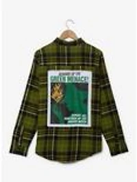Wicked Elphaba Poster Embroidered Flannel — BoxLunch Exclusive