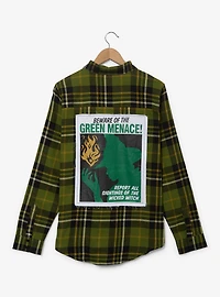 Wicked Elphaba Poster Embroidered Flannel — BoxLunch Exclusive