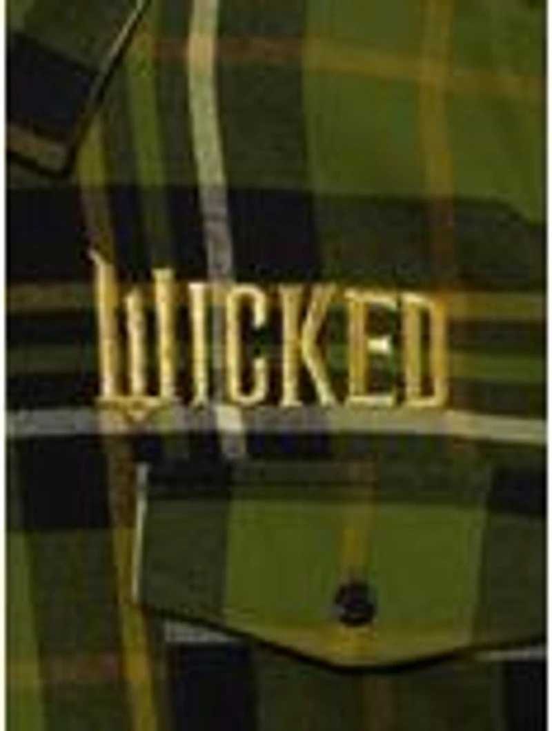 Wicked Elphaba Poster Embroidered Flannel — BoxLunch Exclusive