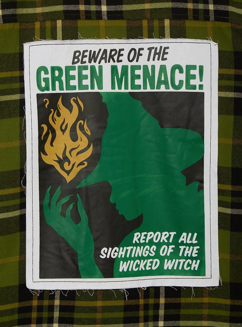 Wicked Elphaba Poster Embroidered Flannel — BoxLunch Exclusive