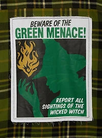 Wicked Elphaba Poster Embroidered Flannel — BoxLunch Exclusive