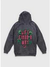 Jurassic Park Life Finds A Way Iconic Dinosaurs Mineral Wash Hoodie BoxLunch Exclusive