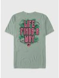 Jurassic Park Life Finds A Way Iconic Dinosaurs Garment Dye T-shirt BoxLunch Exclusive