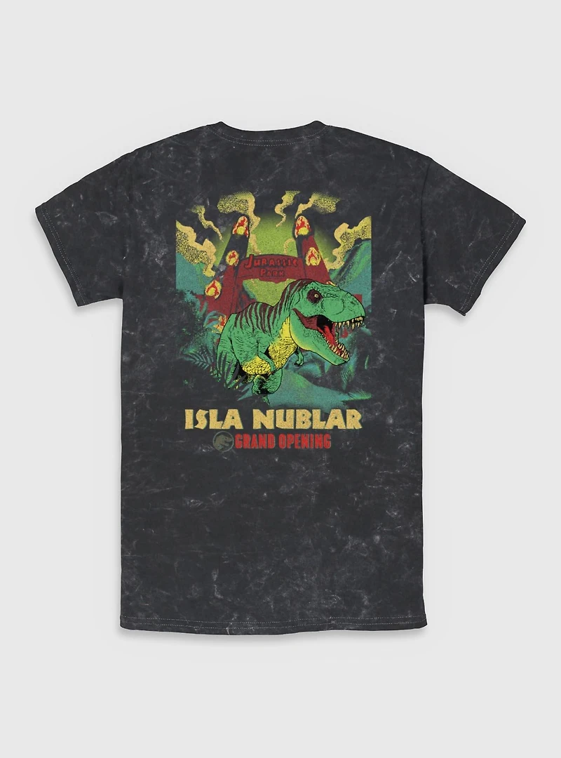 Jurassic Park Isla Nublar Grand Opening Mineral Wash T-shirt BoxLunch Exclusive