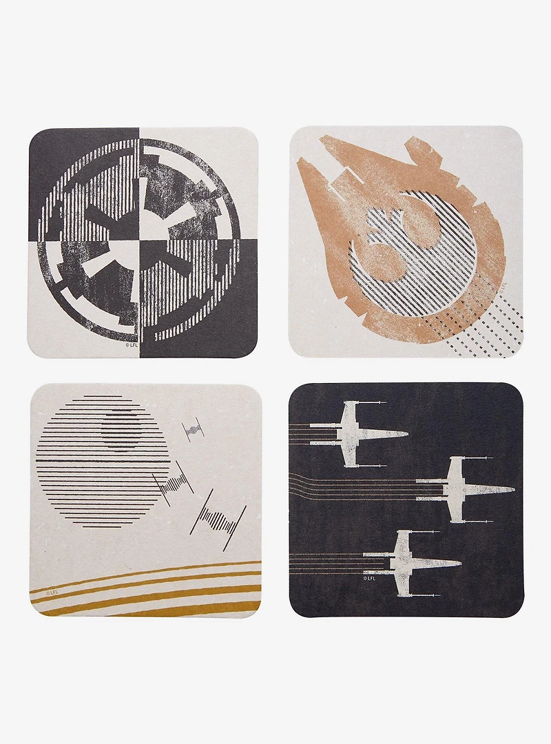 Star Wars Icons Drink Coasters - BoxLunch Exclusive