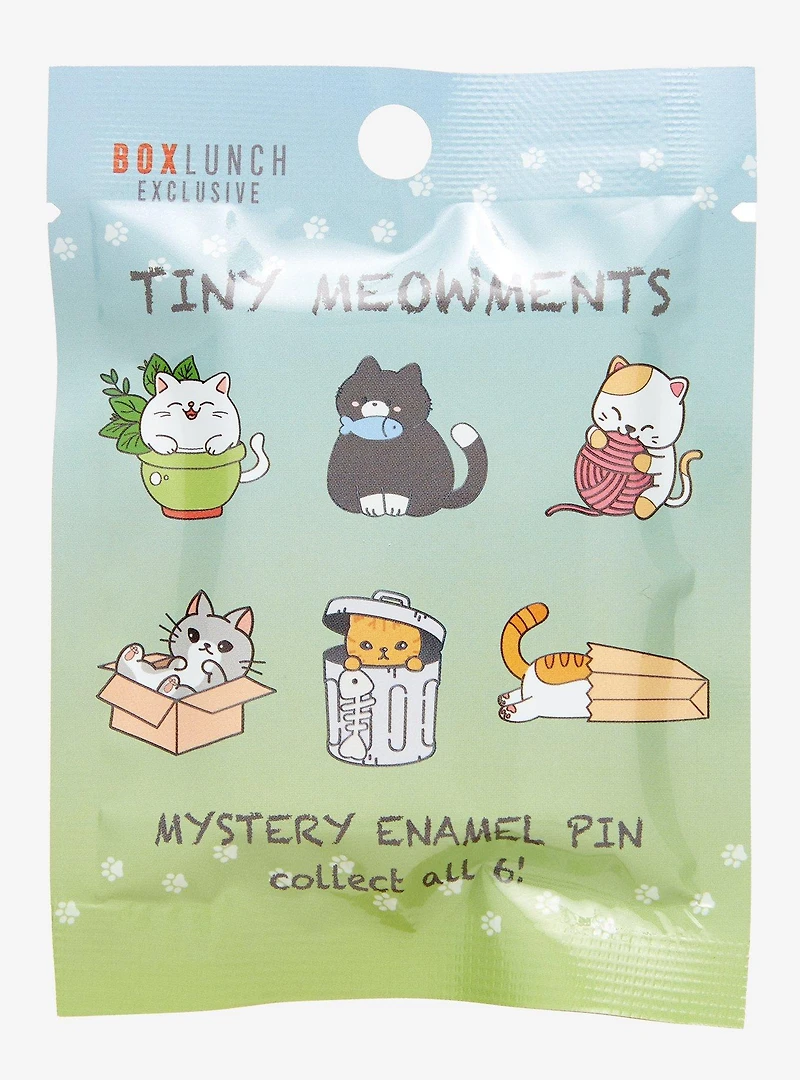 Tiny Meowments Blind Bag Enamel Pin - BoxLunch Exclusive