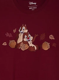 Disney Chip & Dale Embroidered Women's Plus T-Shirt — BoxLunch Exclusive