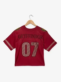 Harry Potter Gryffindor Women's Cropped Football Jersey - BoxLunch Exclusive