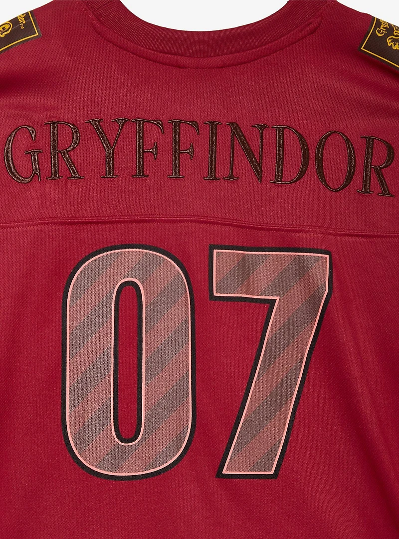 Harry Potter Gryffindor Women's Plus Cropped Football Jersey - BoxLunch Exclusive