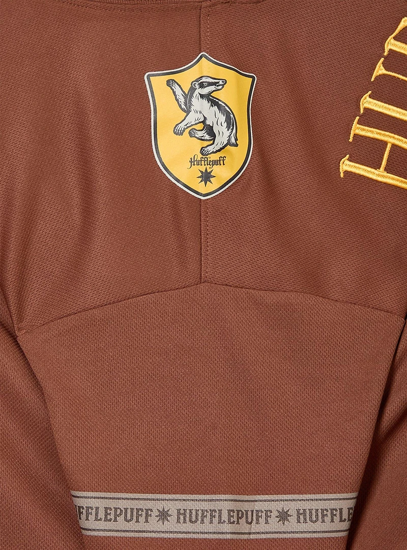Harry Potter Hufflepuff Women's Cropped Football Jersey - BoxLunch Exclusive