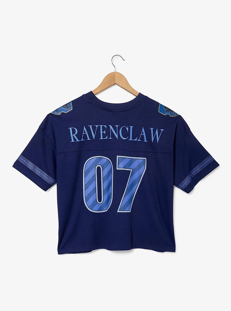 Harry Potter Ravenclaw Women's Plus Cropped Football Jersey - BoxLunch Exclusive