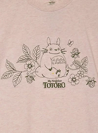 Studio Ghibli® My Neighbor Totoro Embroidered Floral Women's Plus T-Shirt - BoxLunch Exclusive