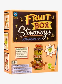 Kaleidos Creative Fruit Box Stowaways Blind Box Craft Kit