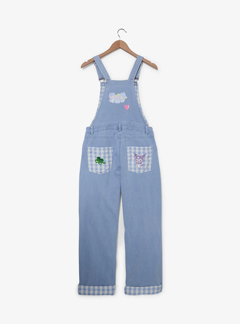 Sanrio Hello Kitty and Friends Gingham Denim Women's Overalls - BoxLunch Exclusive