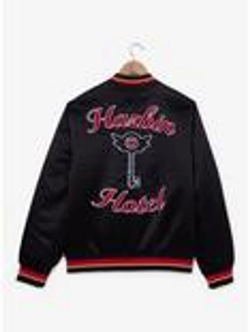 Hazbin Hotel Title Bomber Jacket — BoxLunch Exclusive