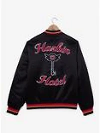 Hazbin Hotel Title Bomber Jacket — BoxLunch Exclusive